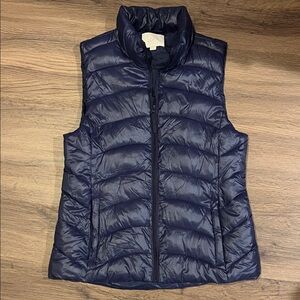 LOFT Navy Puffer Vest